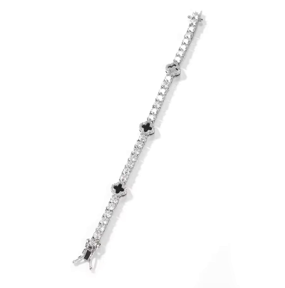 4mm Clover Tennis Bracelet