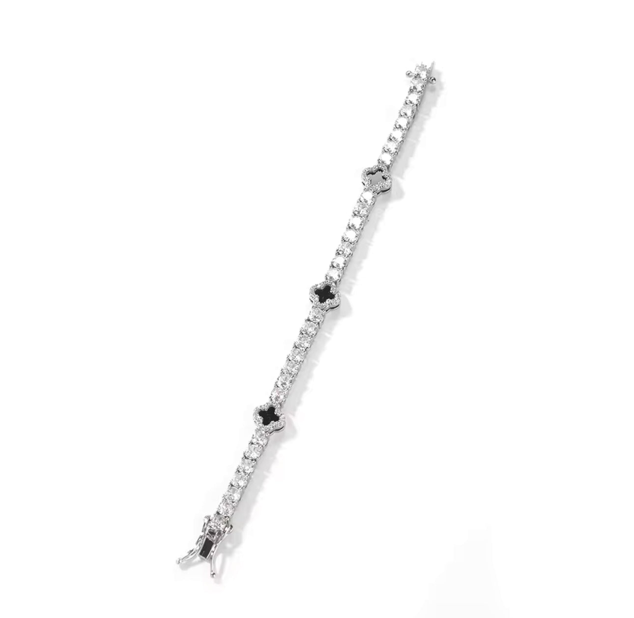 4mm Clover Tennis Bracelet