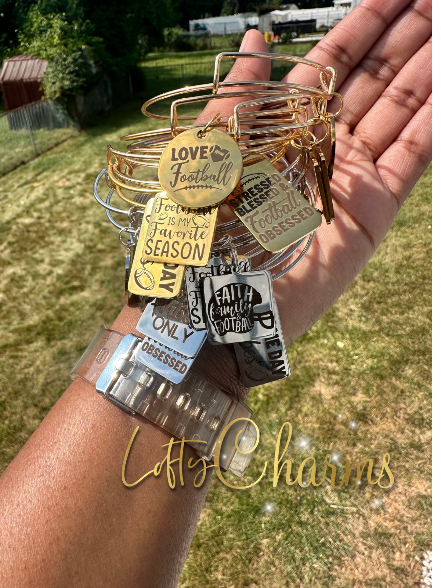 Football Quote Bracelets