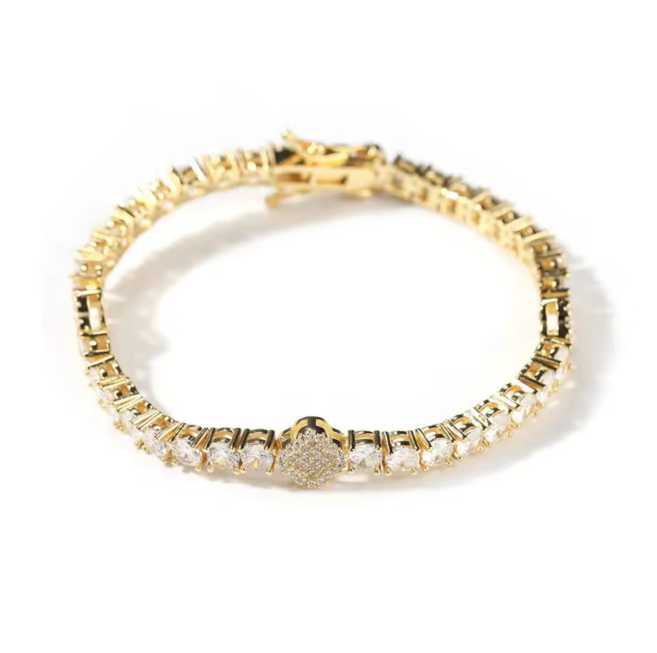 4mm Clover Tennis Bracelet