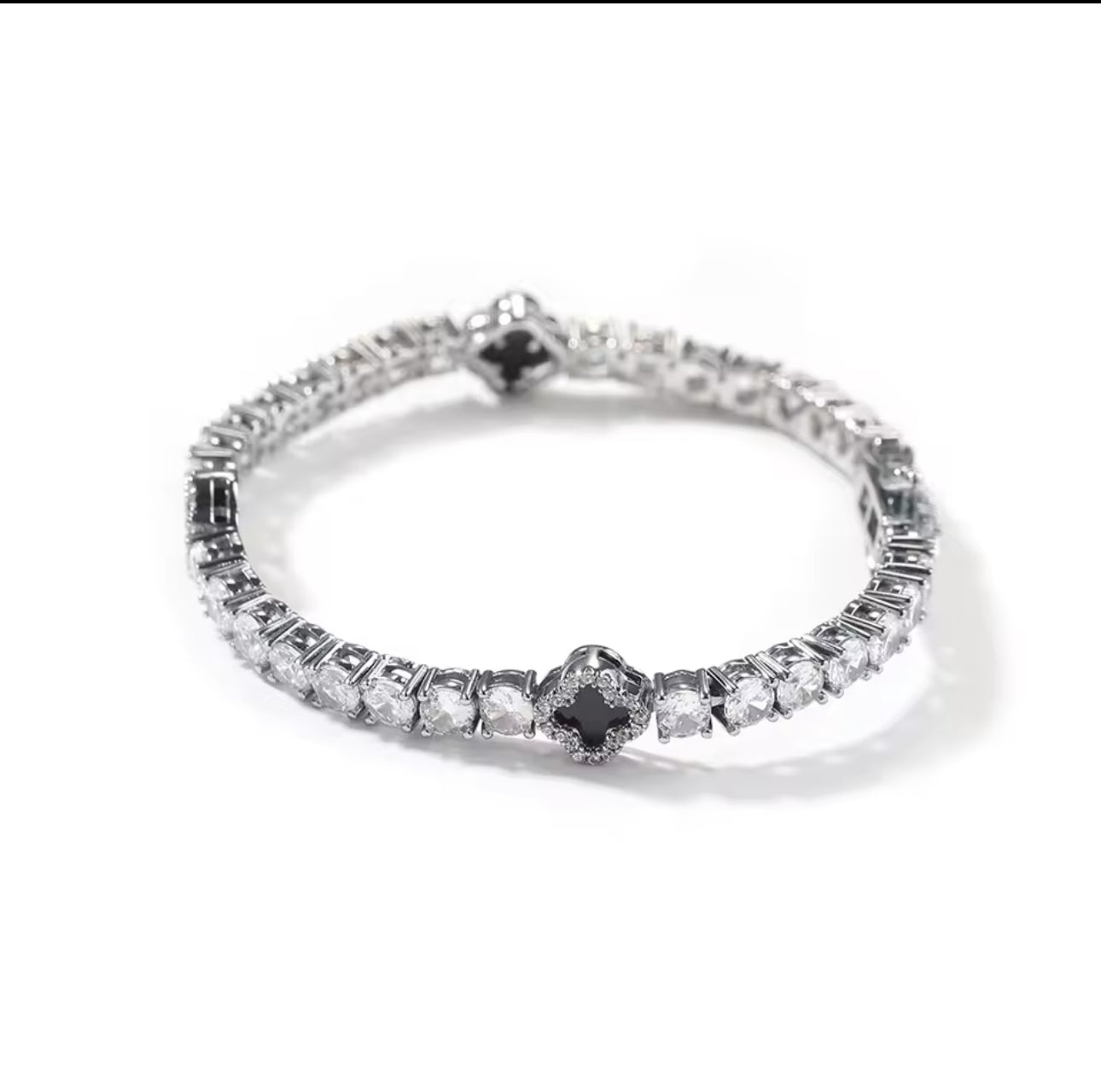 4mm Clover Tennis Bracelet