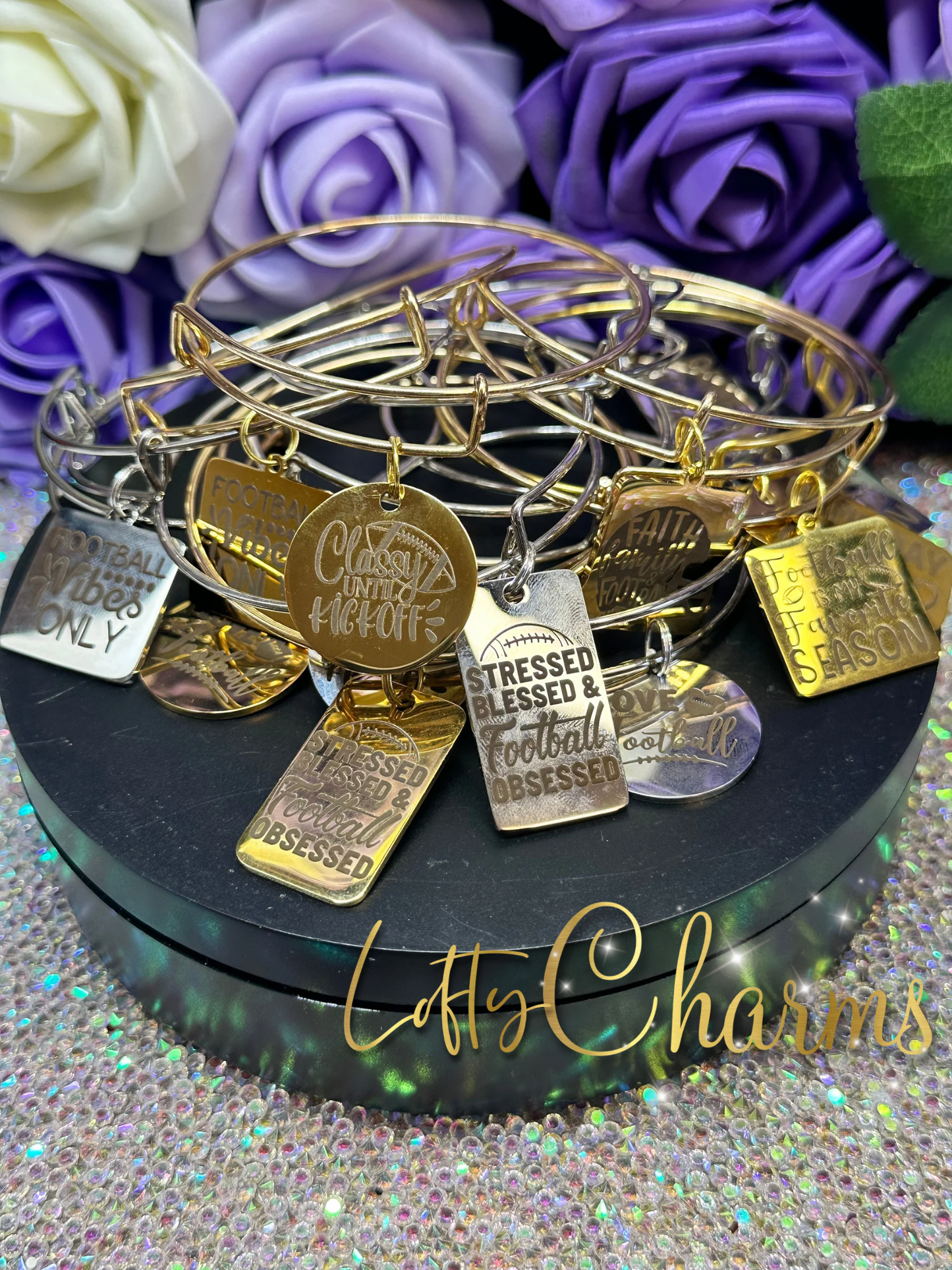 Football Quote Bracelets