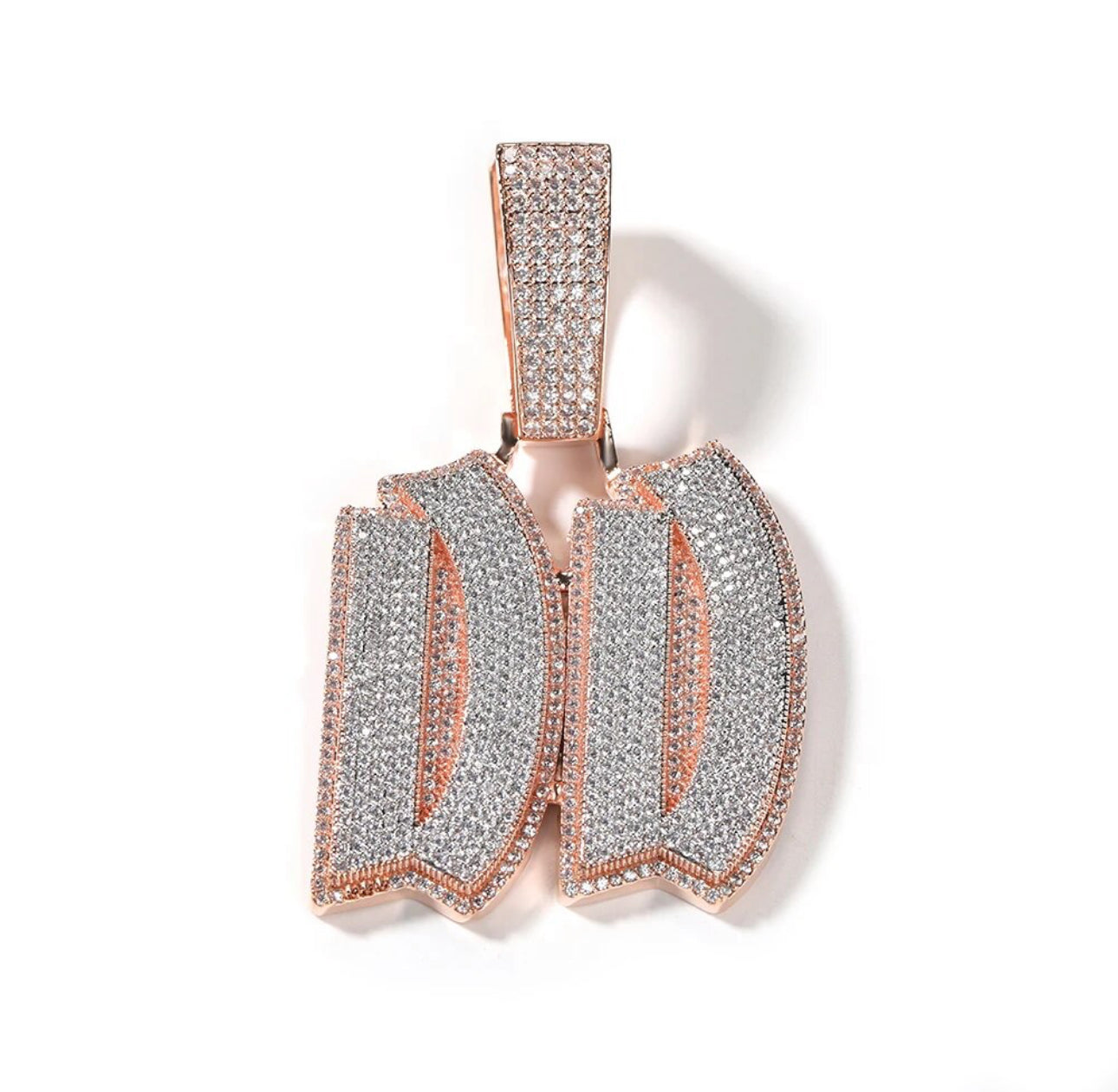 Double Layer Name Pendant