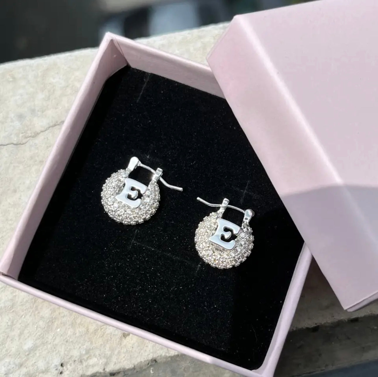 Mini Initial Hoops