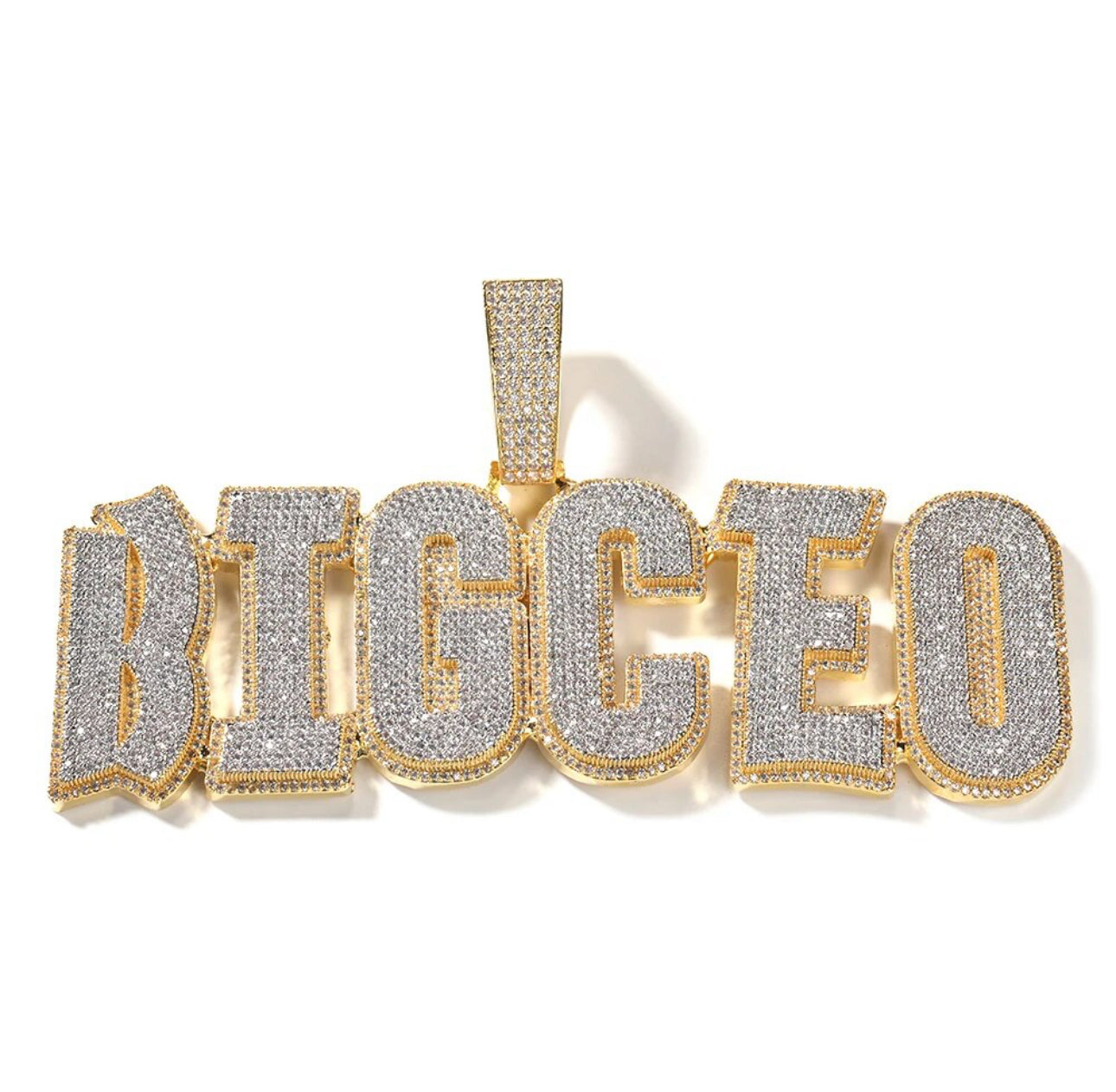 Double Layer Name Pendant