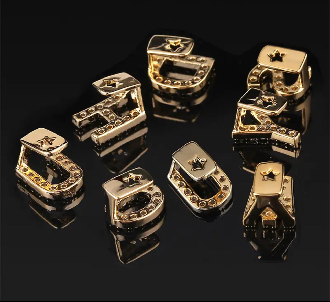 Initial Letter Tooth Cap