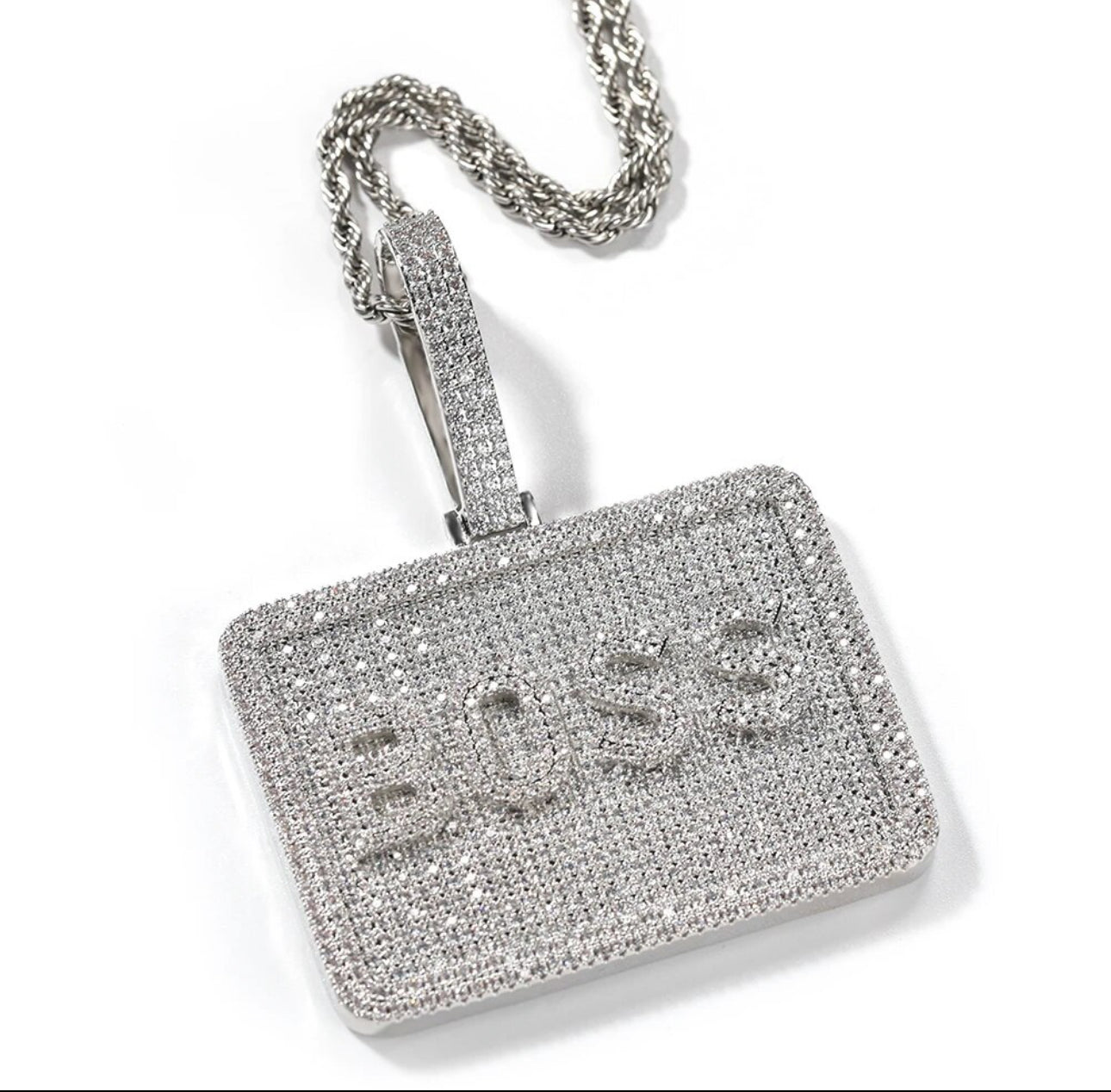 Boss Card Necklace
