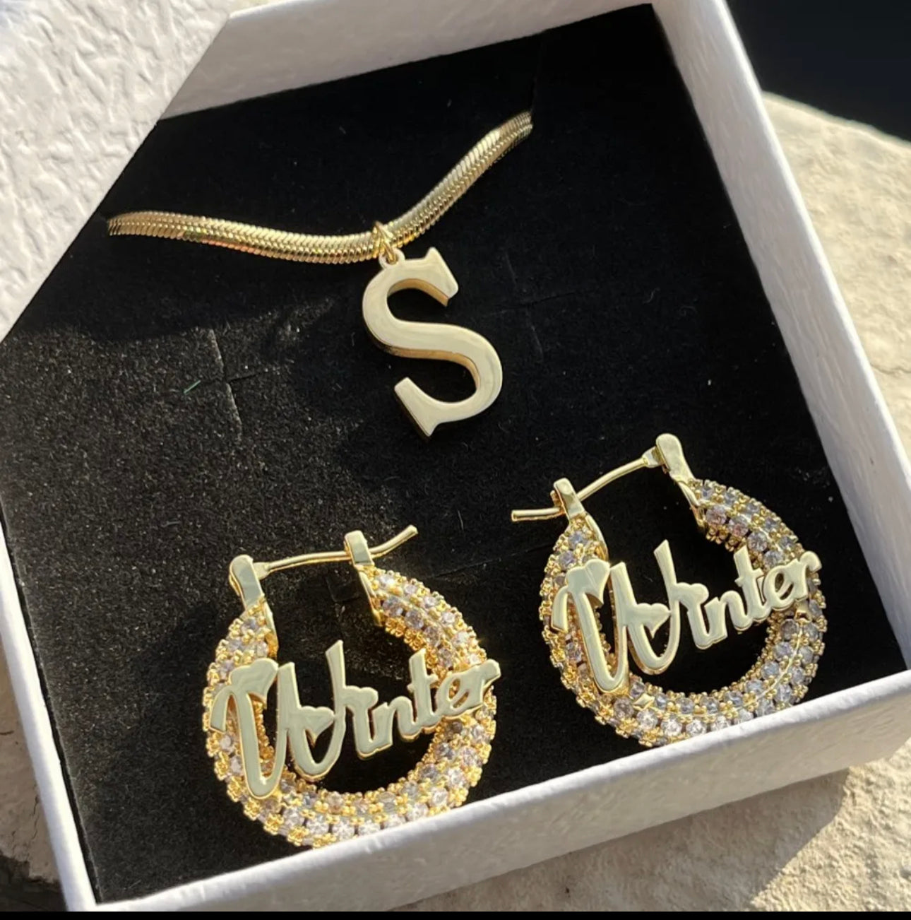 Mini Name Necklace Set
