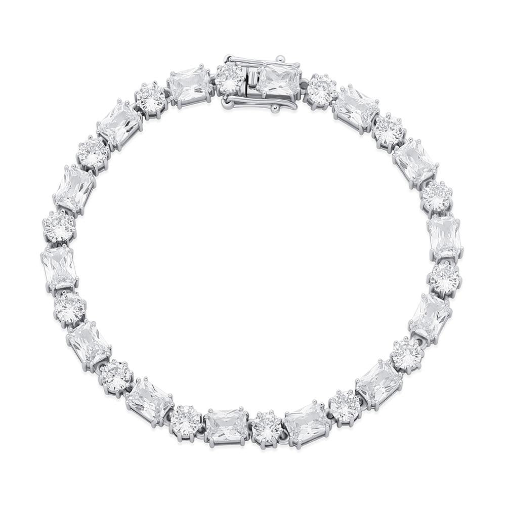 6mm Round and Square Bracelet