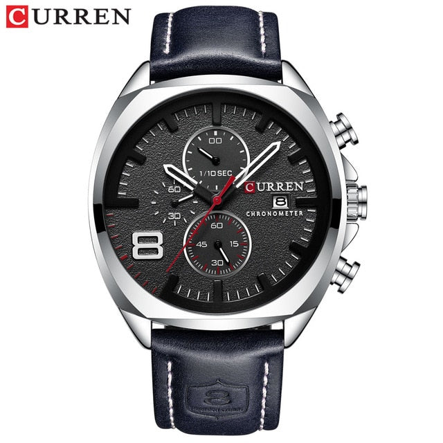 Leather Men Watch