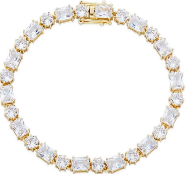 6mm Round and Square Bracelet
