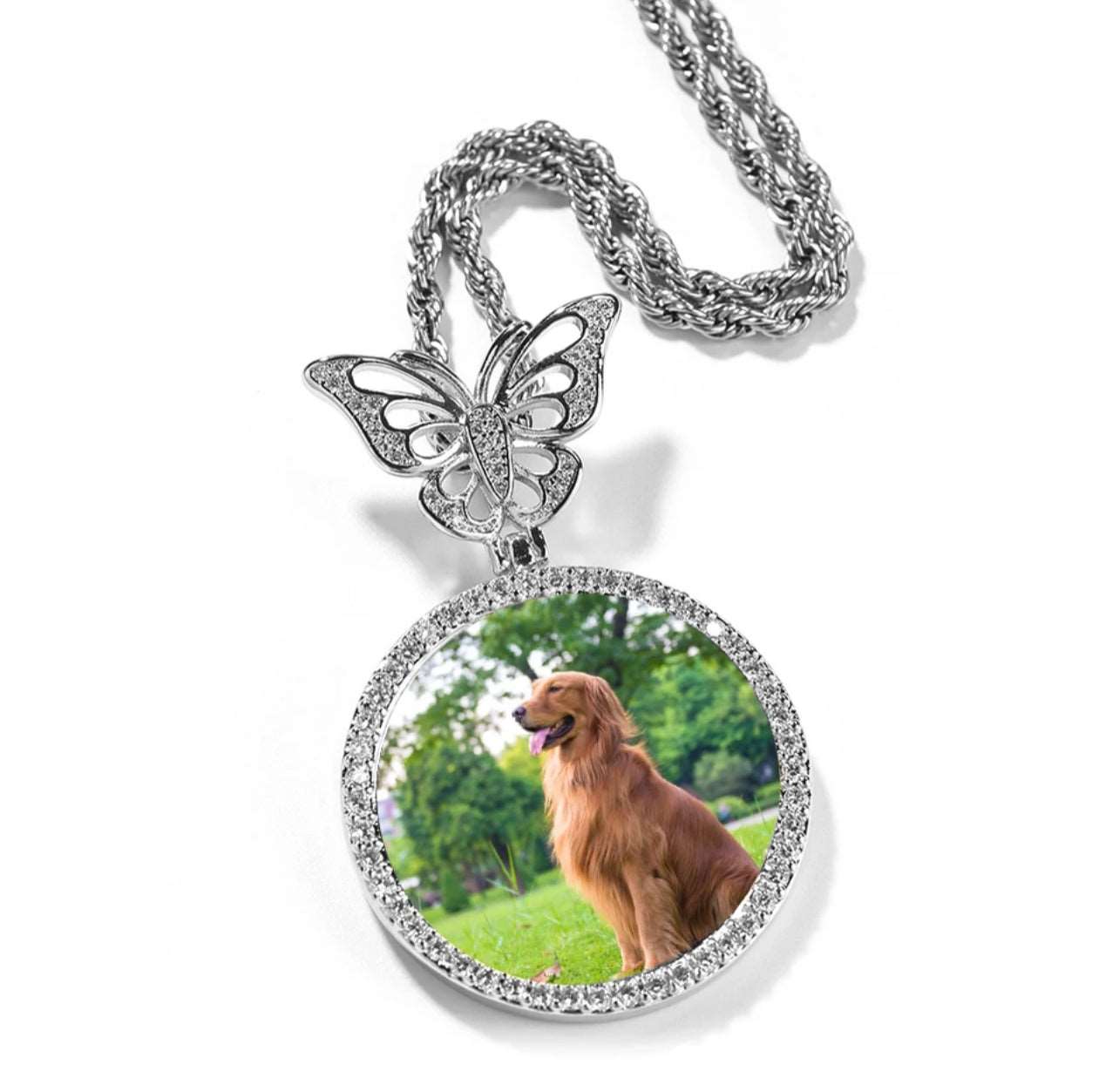 Butterfly Photo Pendant