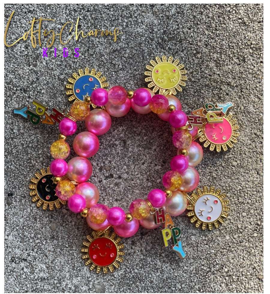 Sunshine Needed Beaded Bracelet Set, Groovy's