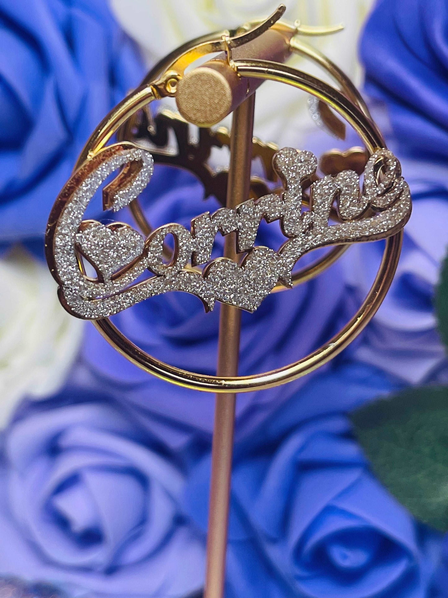 Stardust Hoop Earrings