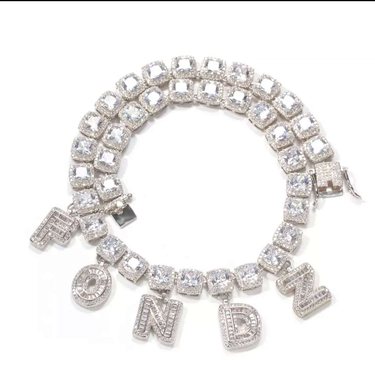 Icy Baguette Necklace