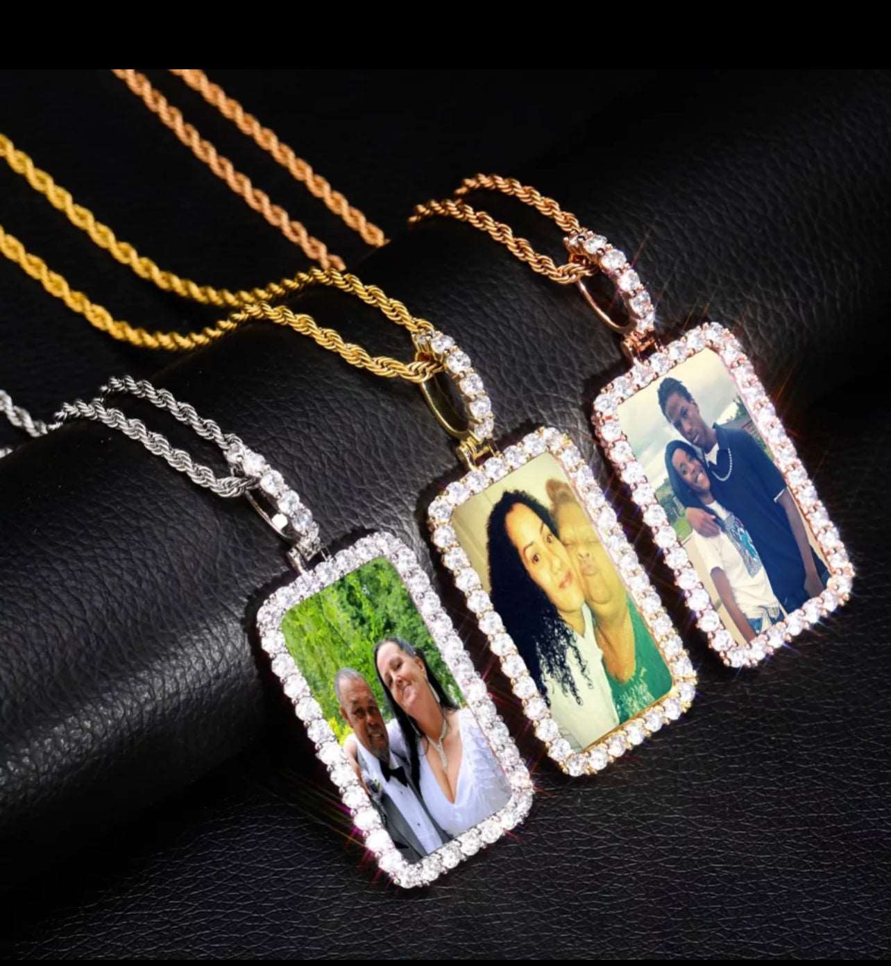 Square Photo Pendant