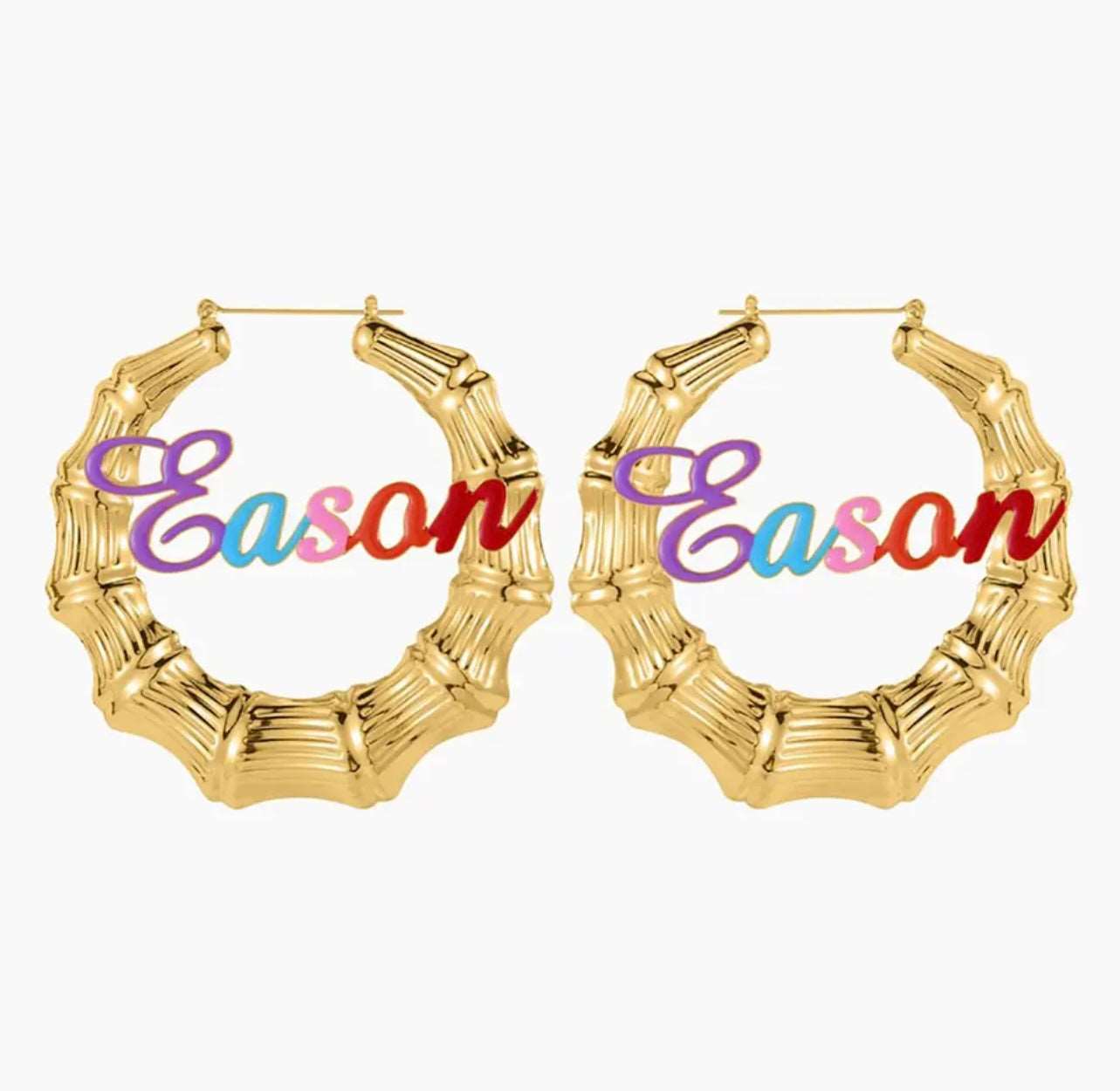 Spring Fling Bamboo Earrings