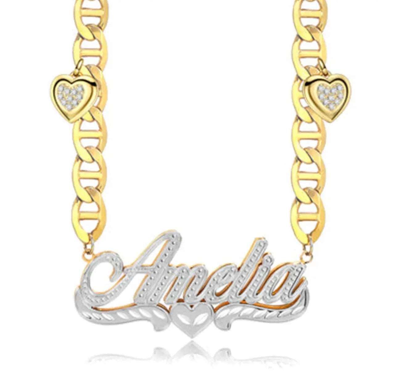 Mariner Heart Chain Necklace