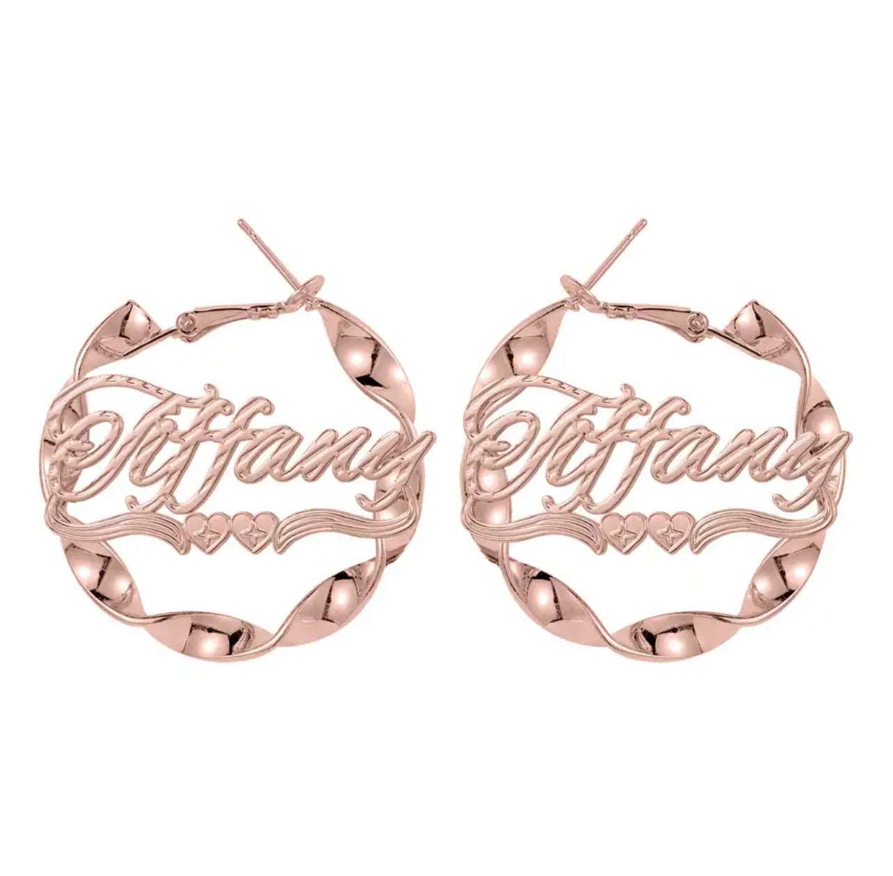 Sexy Twist Hoop Earrings