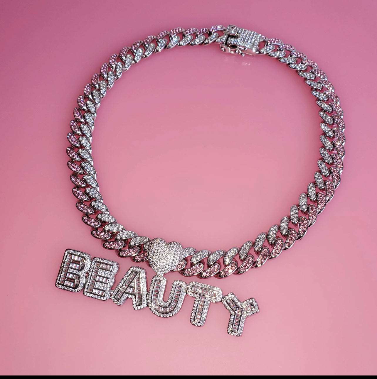 Pink Ice Necklace