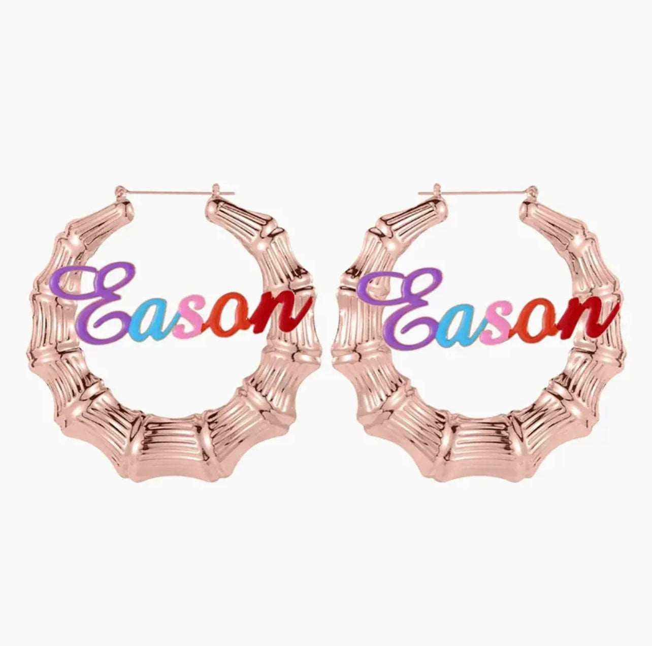 Spring Fling Bamboo Earrings