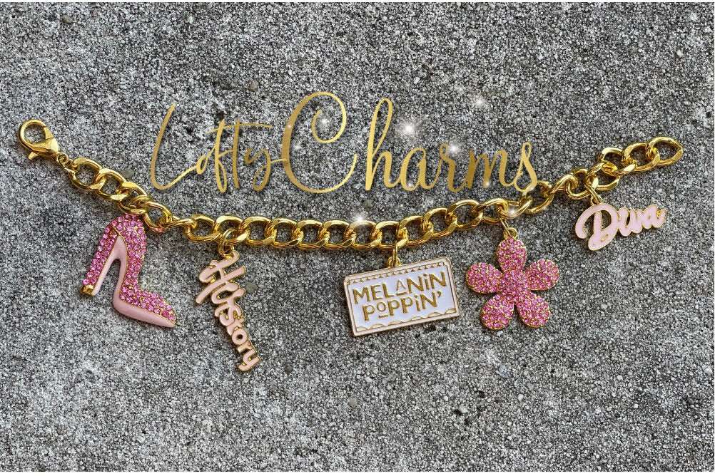 Melanin Poppin Cuban Link Bracelet