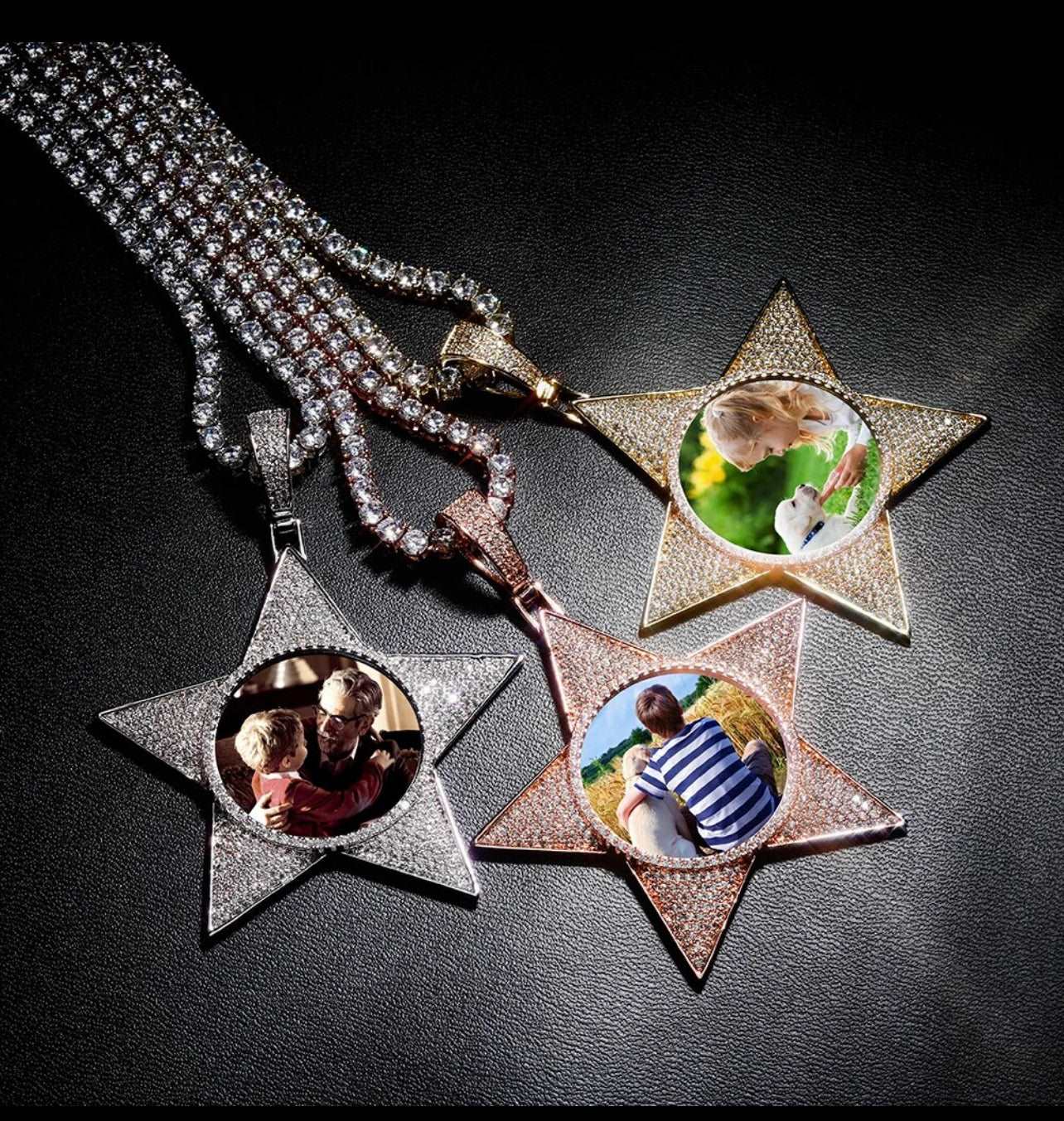 Raising Star Photo Pendant