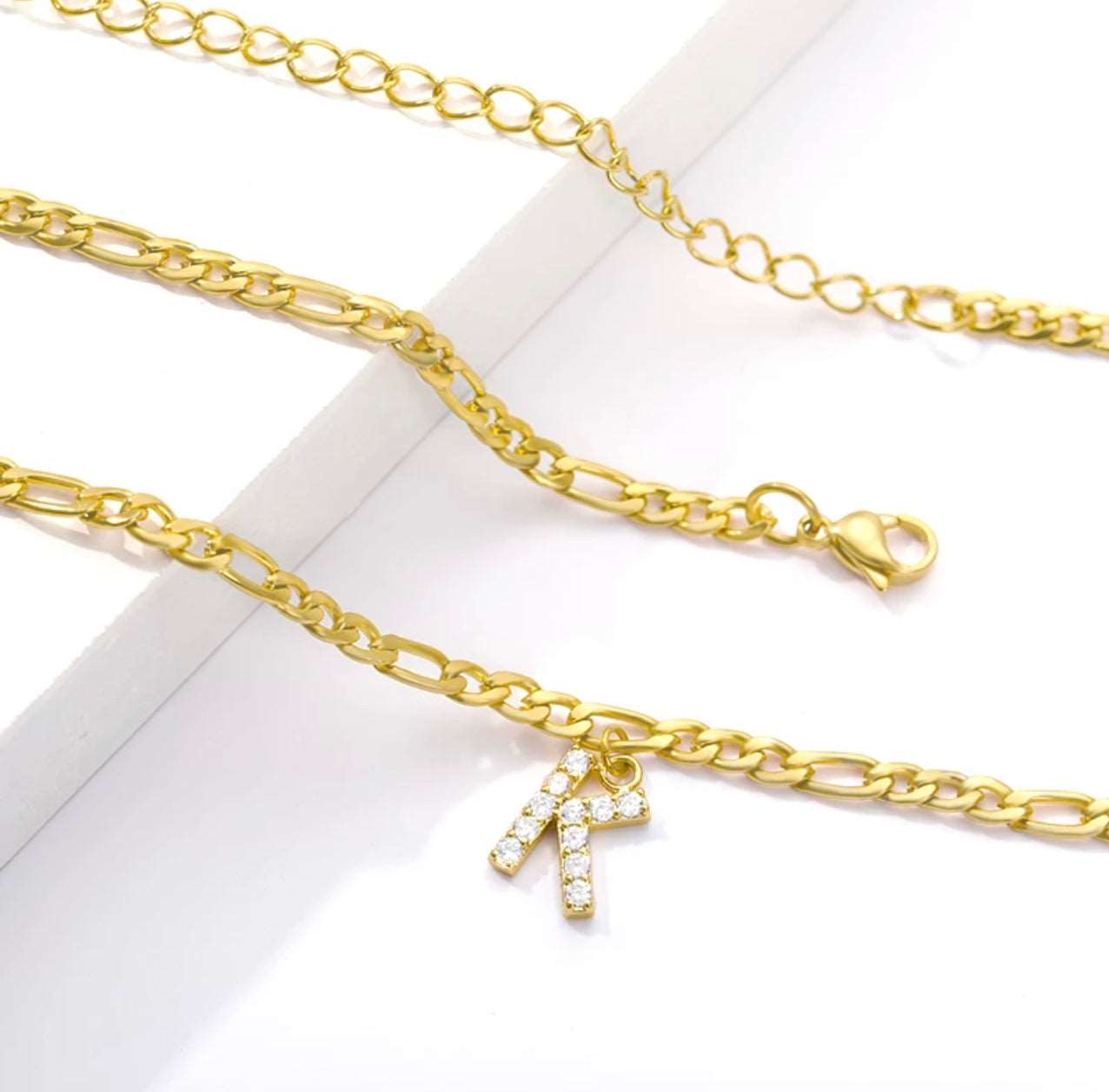 Dainty Initial Anklet