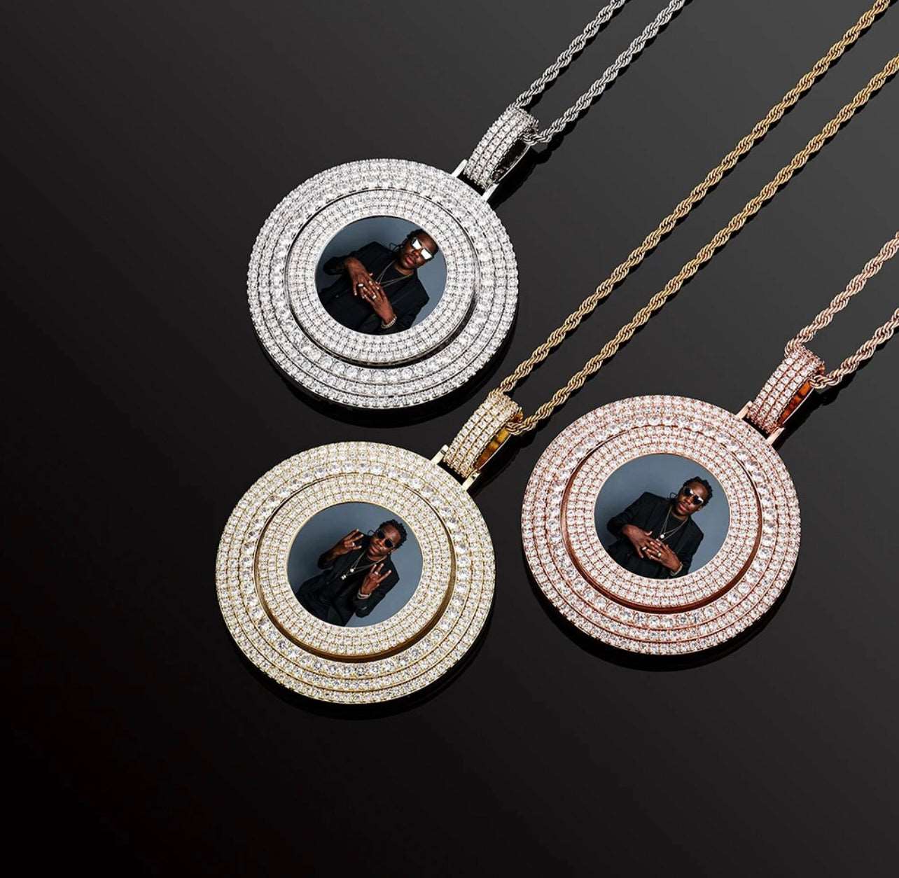 Rotating Photo Pendant