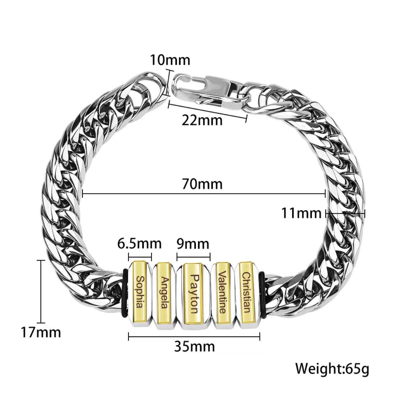 Men Family ID Bracelet