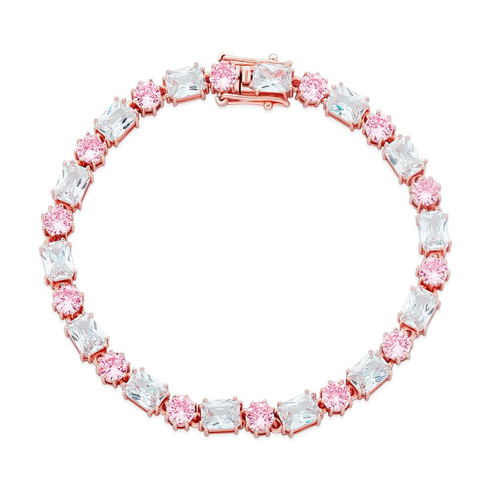 6mm Round and Square Bracelet