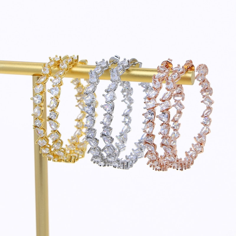 Various Shaped Hoop Earrings