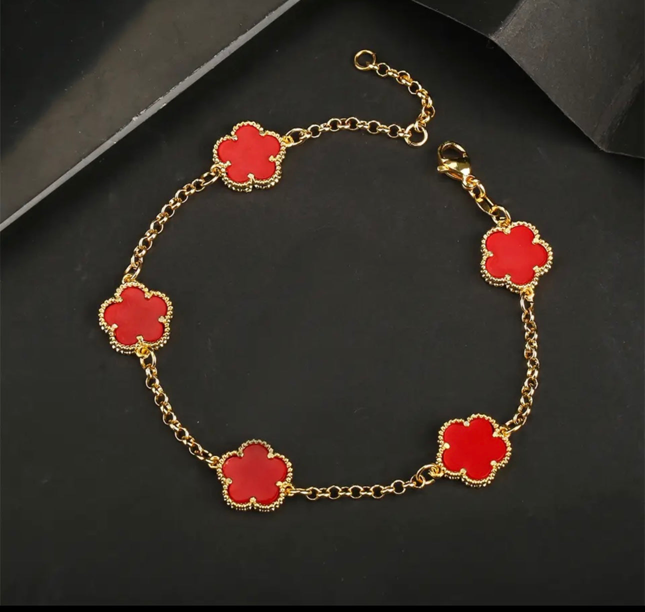 Gold Clover Bracelet