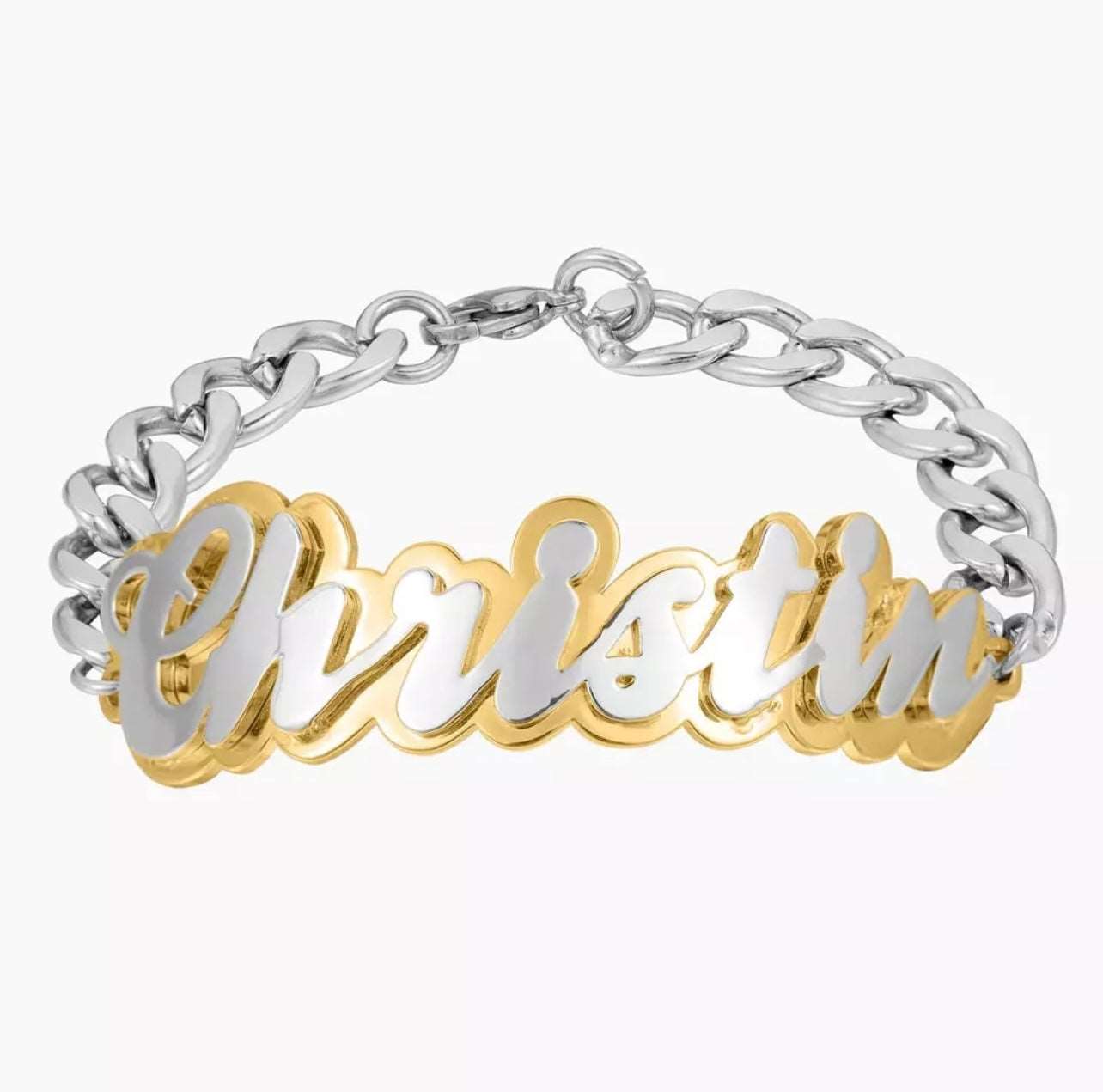 Men Double Plated Bracelet