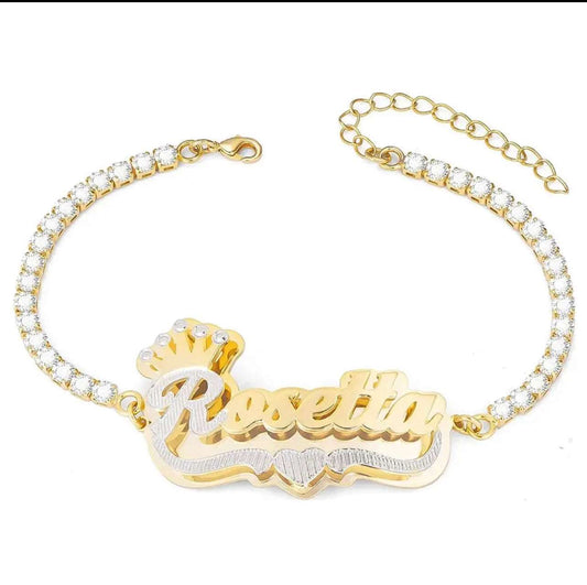 Crown Heart Bracelet