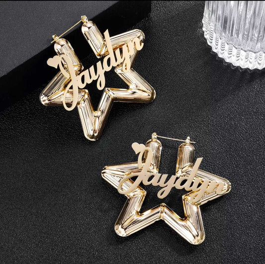 A Star is Born Bamboo Earrings