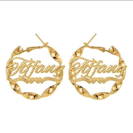 Sexy Twist Hoop Earrings